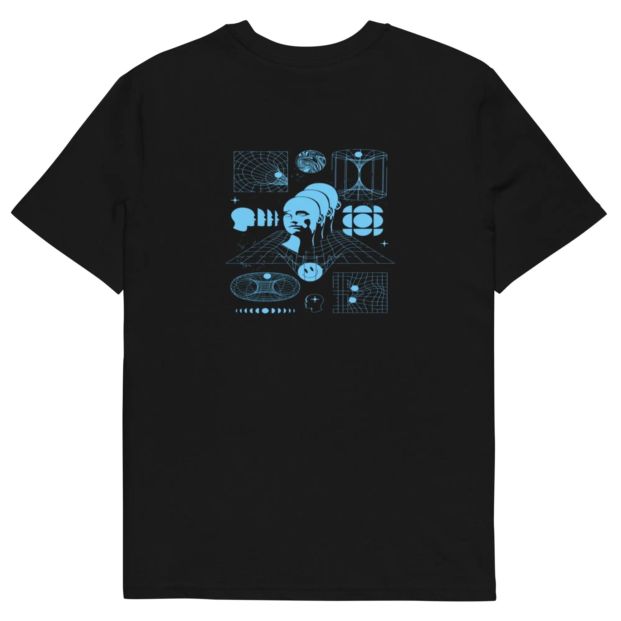 Unisex organic cotton 'mind' backprint t-shirt - RetroDesire