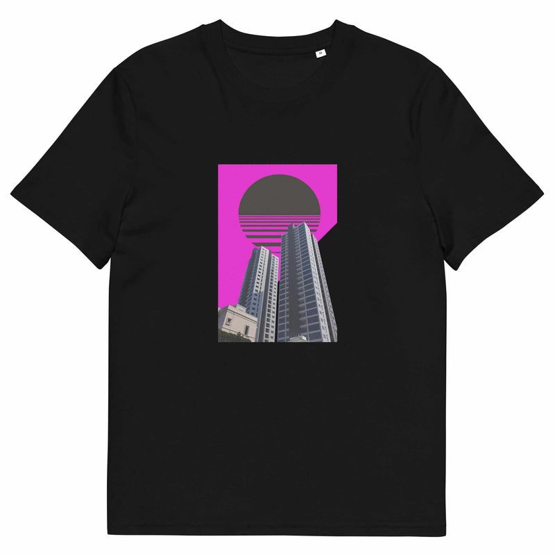 Mens organic cotton 'Urban sun' t-shirt - RetroDesire