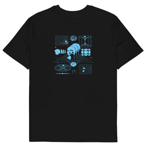 Unisex organic cotton 'mind' backprint t-shirt - RetroDesire