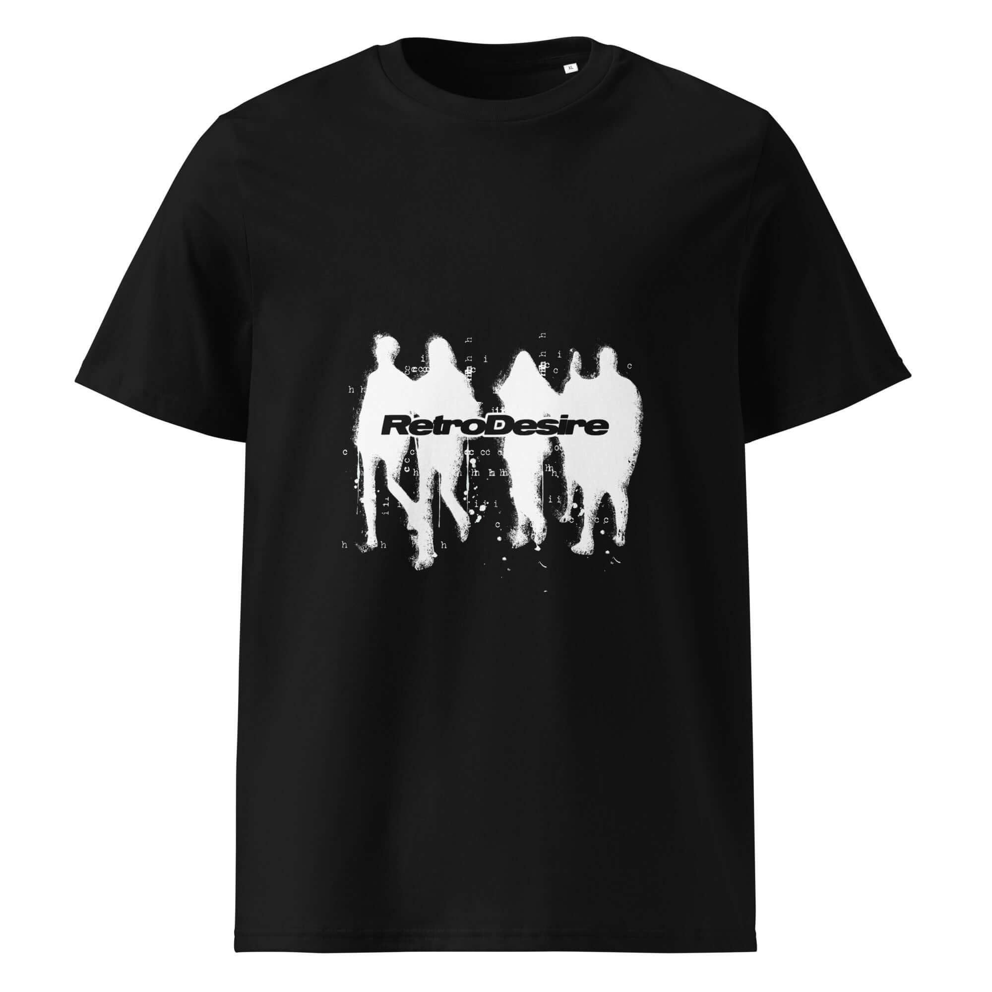 a black tshirt on a white background